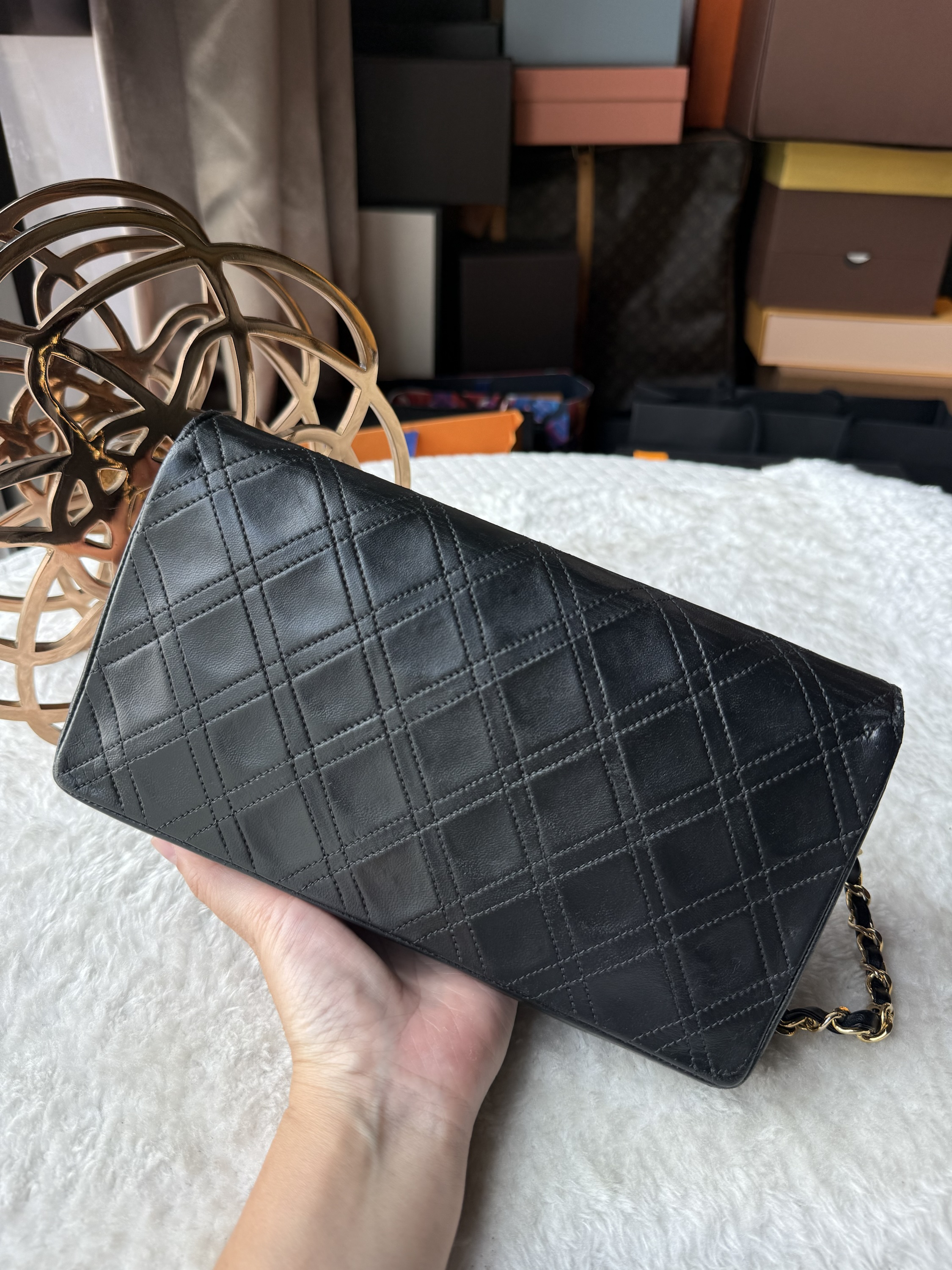 Chanel vintage flap bag - Image 5