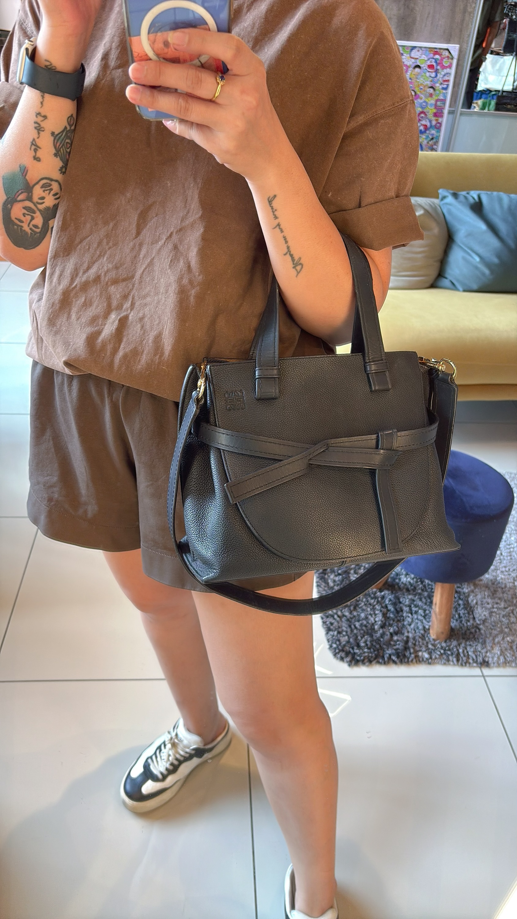 Loewe small gate top handle bag - Image 2