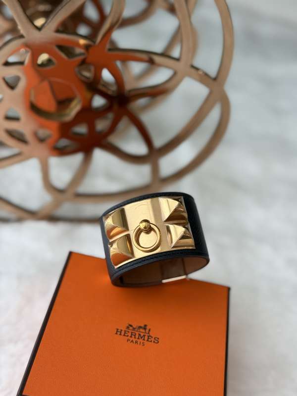 Hermes collier de chien black bracelet