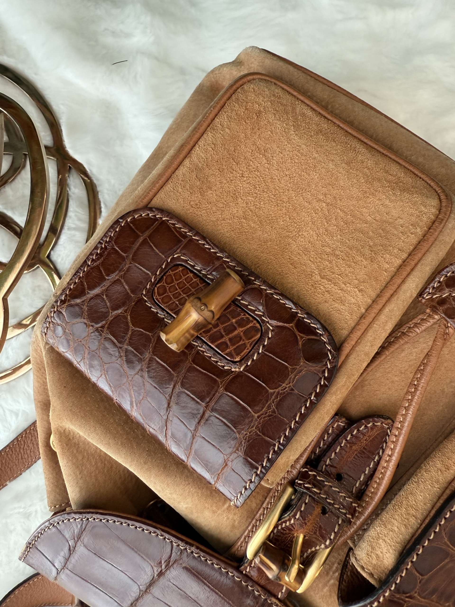 Gucci bamboo backpack - Image 2