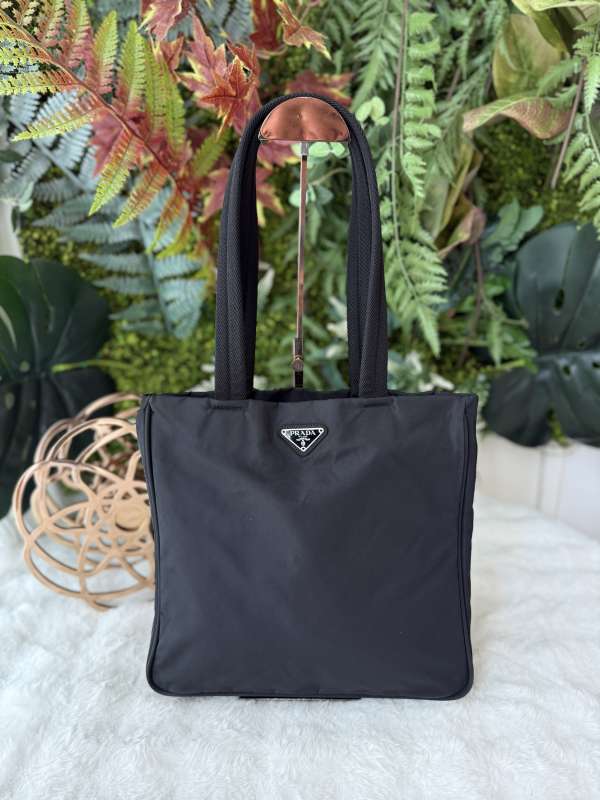 prada nylon tote bag