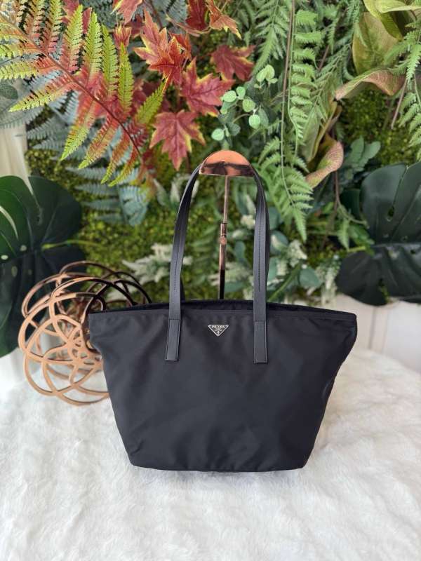 Prada nylon tote bag