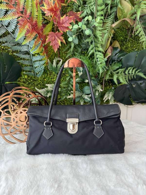 Prada tessuto hobo bag