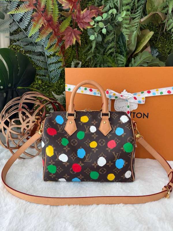 Lv x yayoi kusama speedy 25 bandouliere